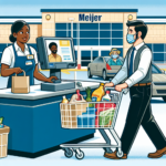 Cashier and Curbside Shoppers