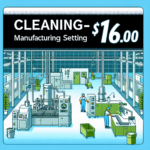 Cleaning- Manufacturing Setting: $16.00