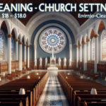 Cleaning- Church Setting: $18.00