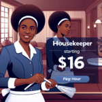 Housekeeper starting at $16/hr