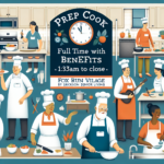 Prep Cook - Full Time with Benefits - 11:30am to Close