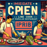 Line Cook - Immediate Opening