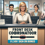 Front Desk Coordinator - $1,500K Sign on Bonus