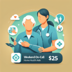 Weekend On-Call, Home Health Aide: $25