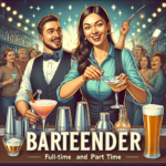 BARTENDER (FULL TIME AND PART TIME)