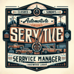 Automotive Service Manager - EXPERIENCED - Lakewood - CLOSED ON SUNDAY