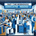 NOW HIRING PART TIME MERCHANDISE ASSOCIATES