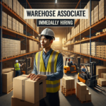 Warehouse Associate Immediately Hiring