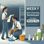 Weekly Pay - Part-time Cleaning Technician