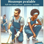 HOUSEKEEPER (FULL TIME AND PART TIME)