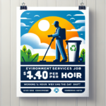 Environmental Services 1, 16 Hours/Week, Day Shift, Pay: $14.00/Hour